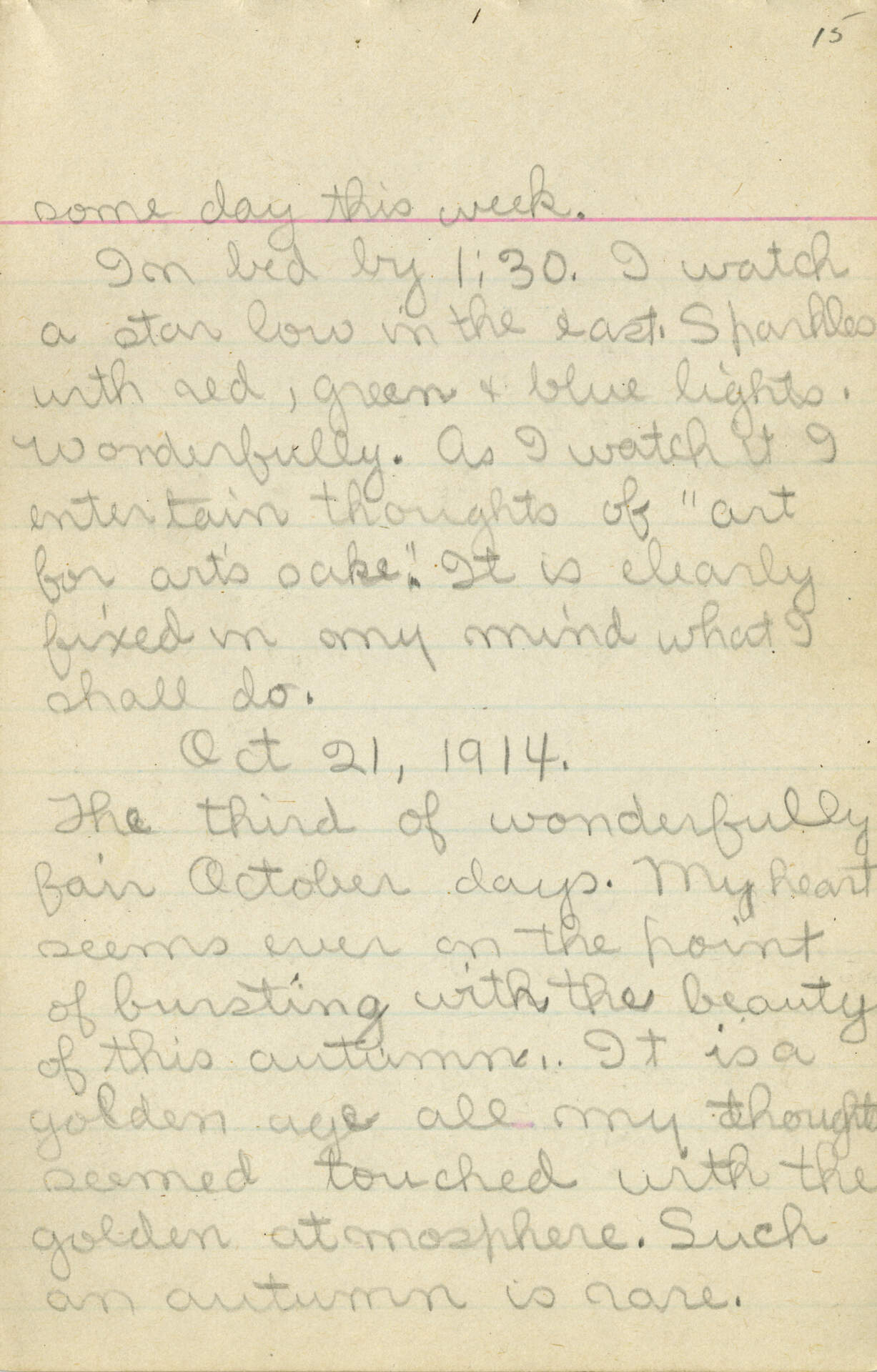 Untitled (Journal Page 15)
