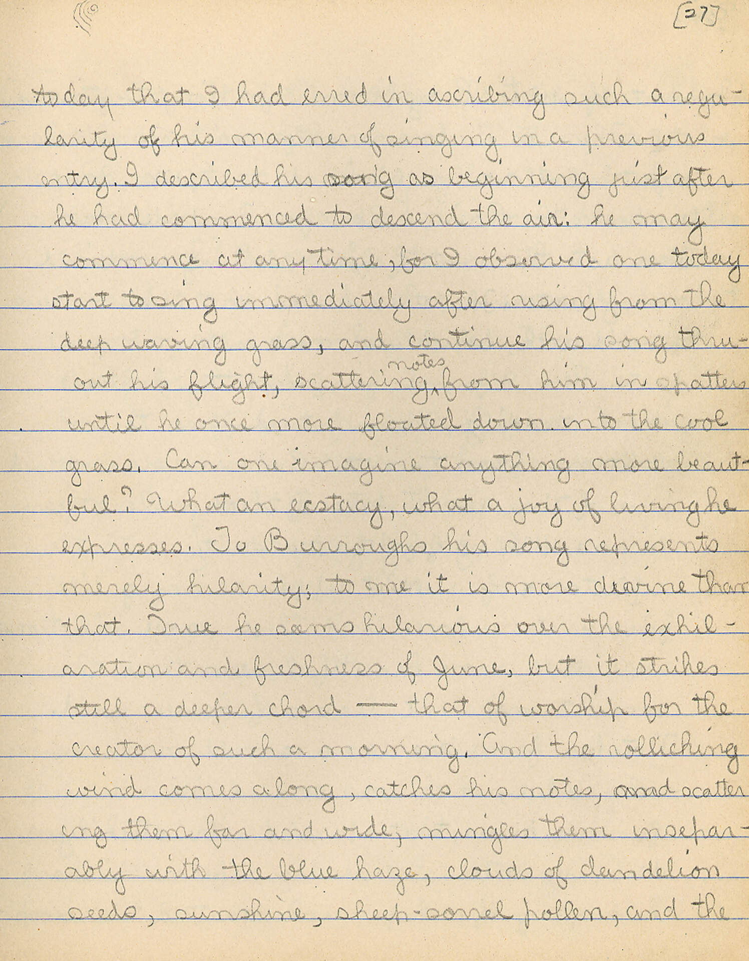 Untitled (Journal Pg 27)