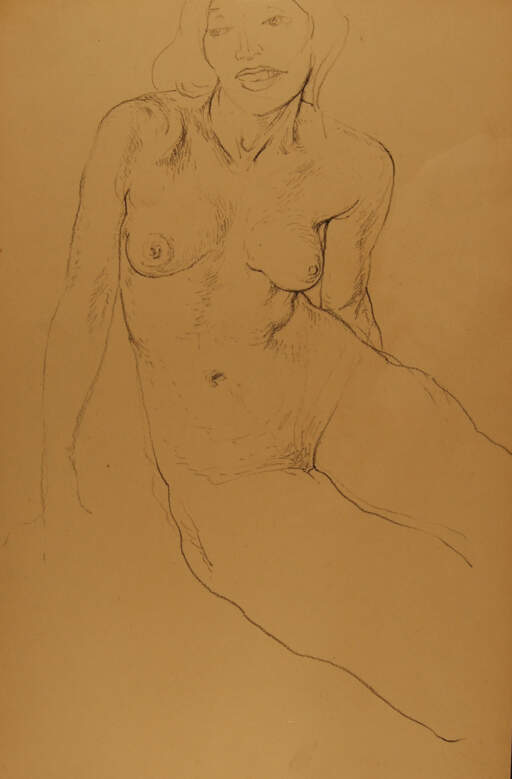 Seated Female Nude