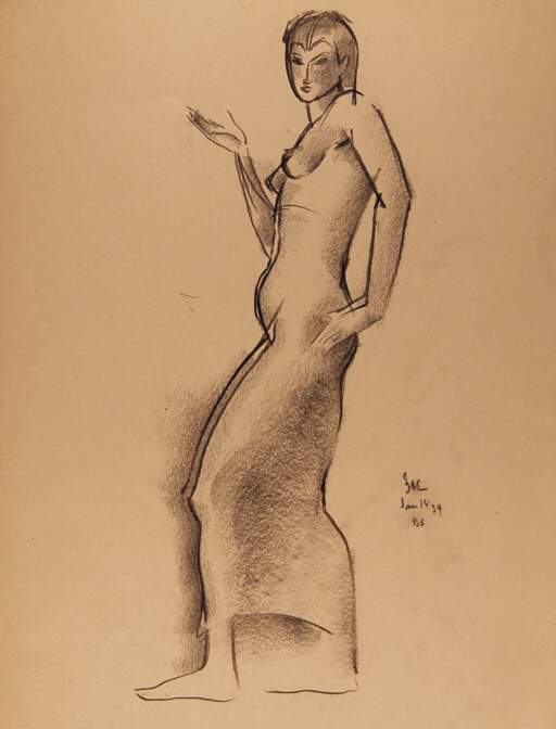Standing Draped Female
