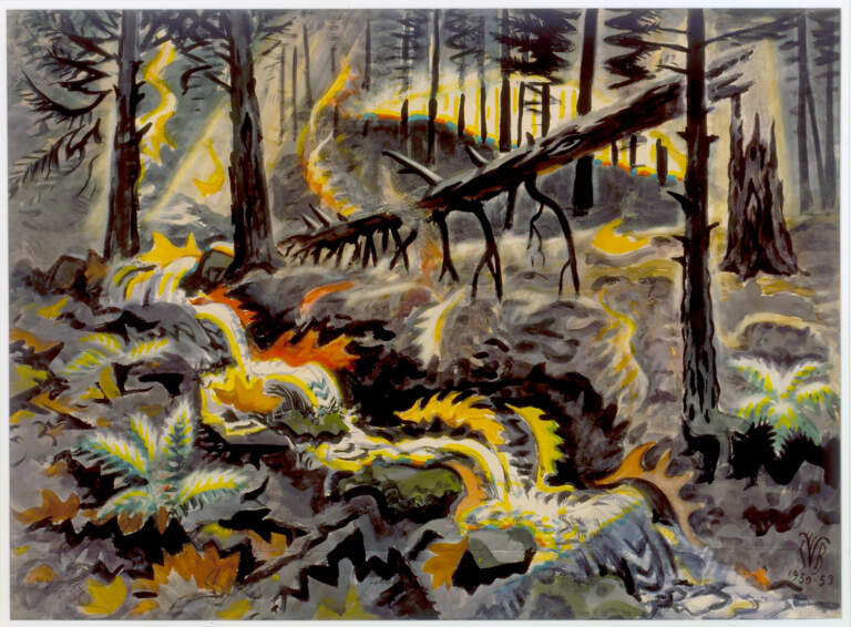 Charles E. Burchfield: Autumn Leaves at Play