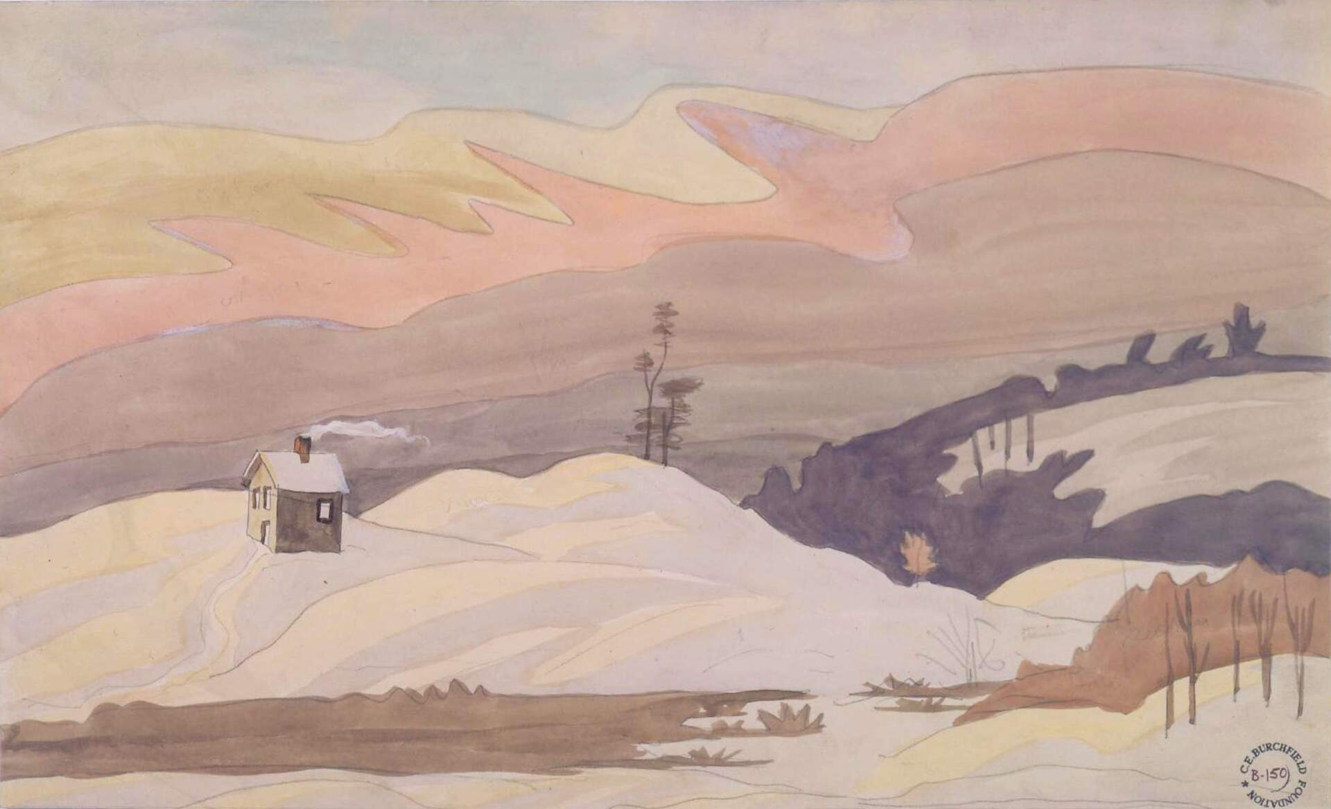 House on Snowy Hills