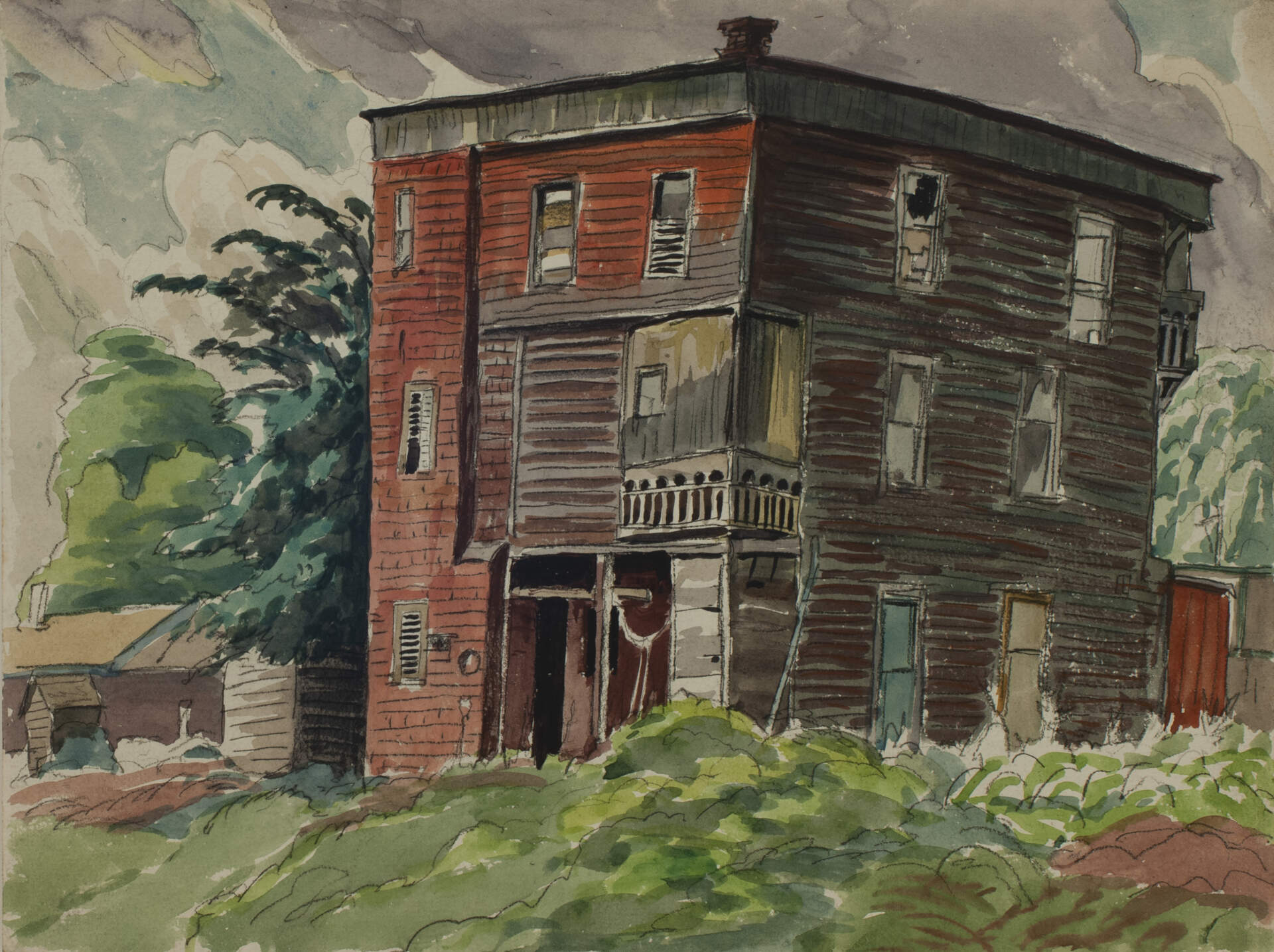 Side View of House