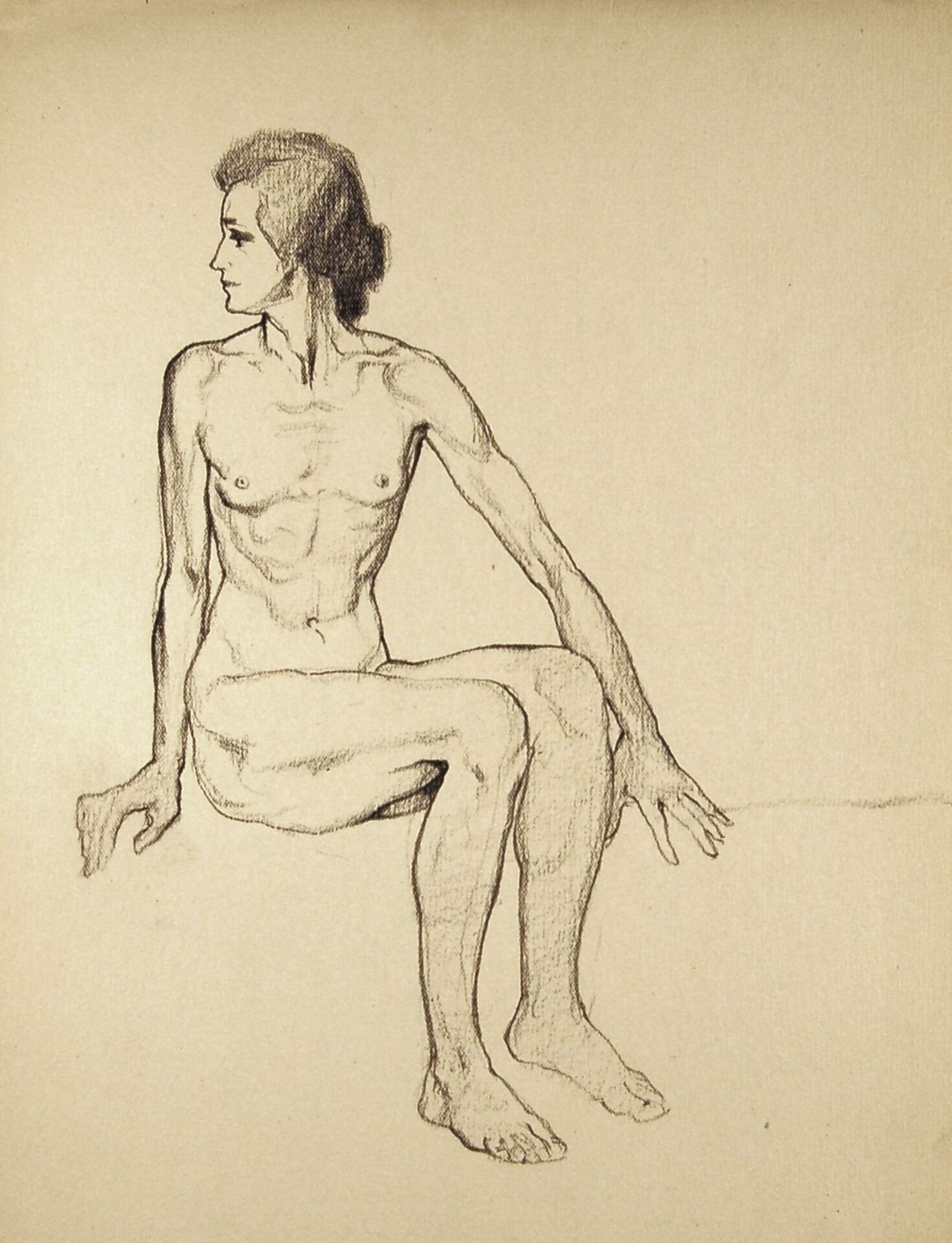 Seated Female Nude