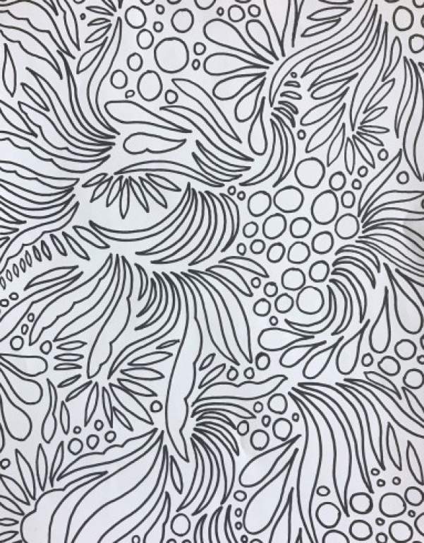 Buffalo Artist Coloring Page Project