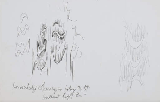 Study for Haunted Twilight (Conventionalize Openings) 