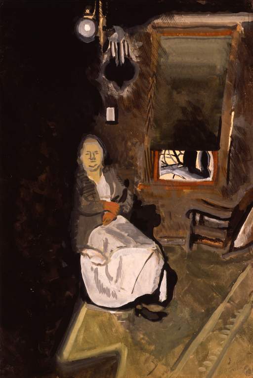 Figure in a Darkened Room a.k.a. My Mother Seated in Darkened Room, 