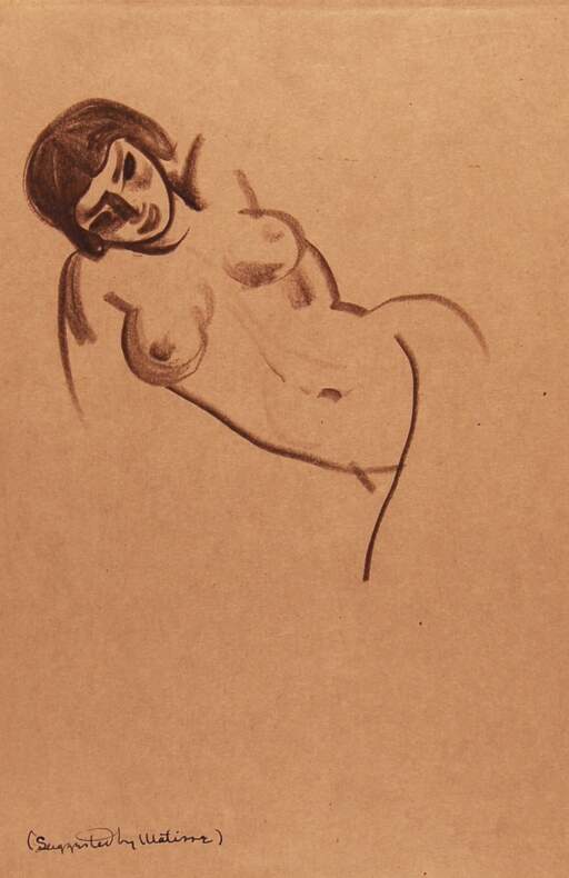 Sketch of Female Head and Torso