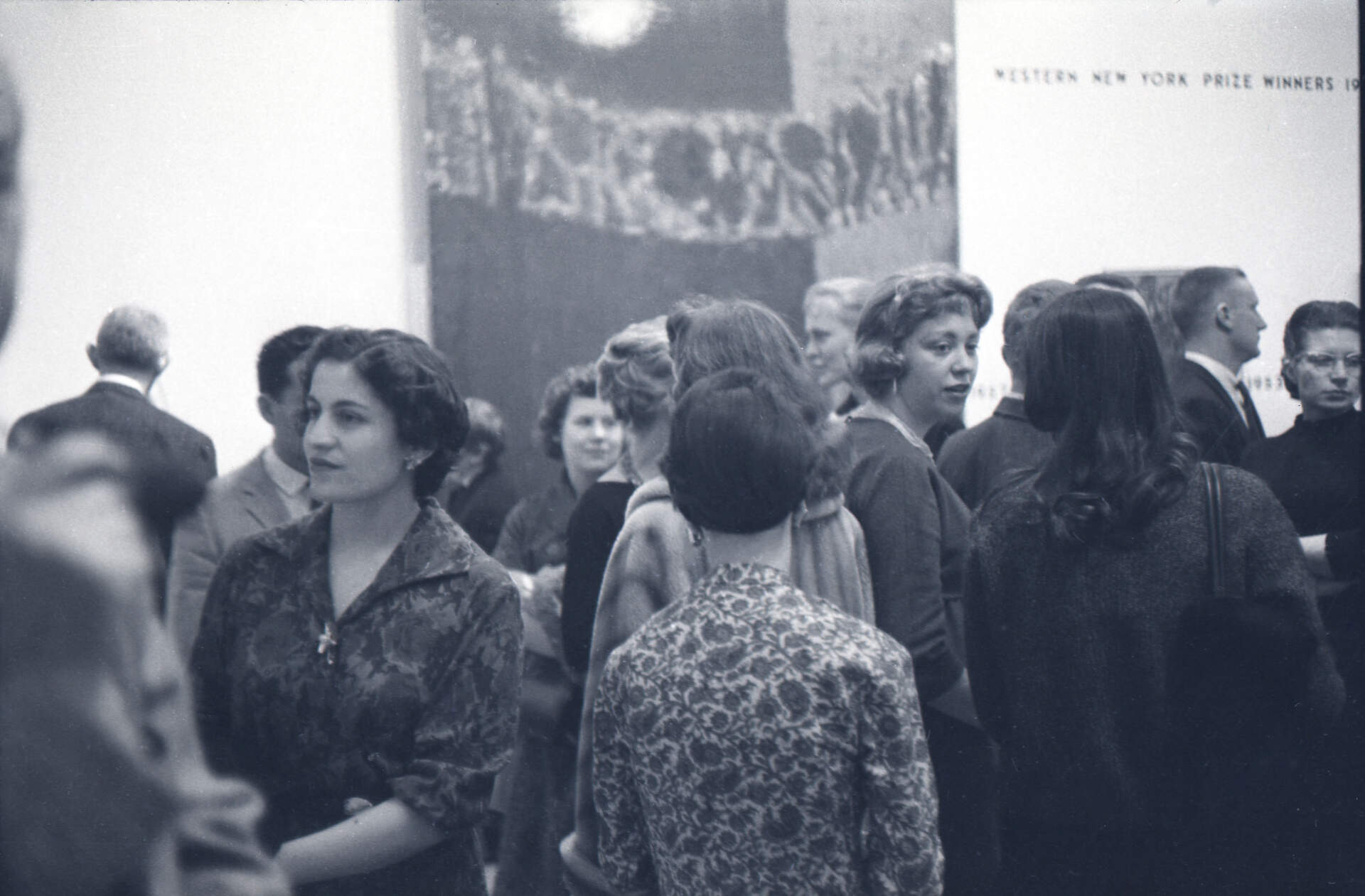 Untitled photographic negative (Western New York Exhibition opening)
