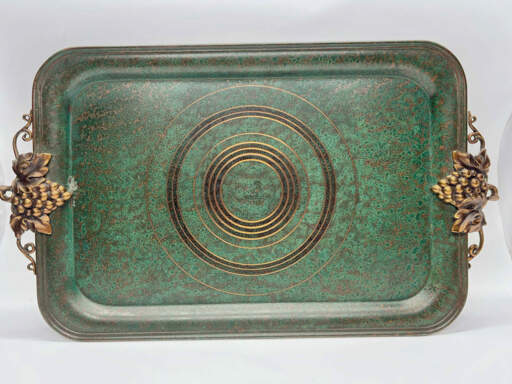Grape Pattern Rectangle Tray