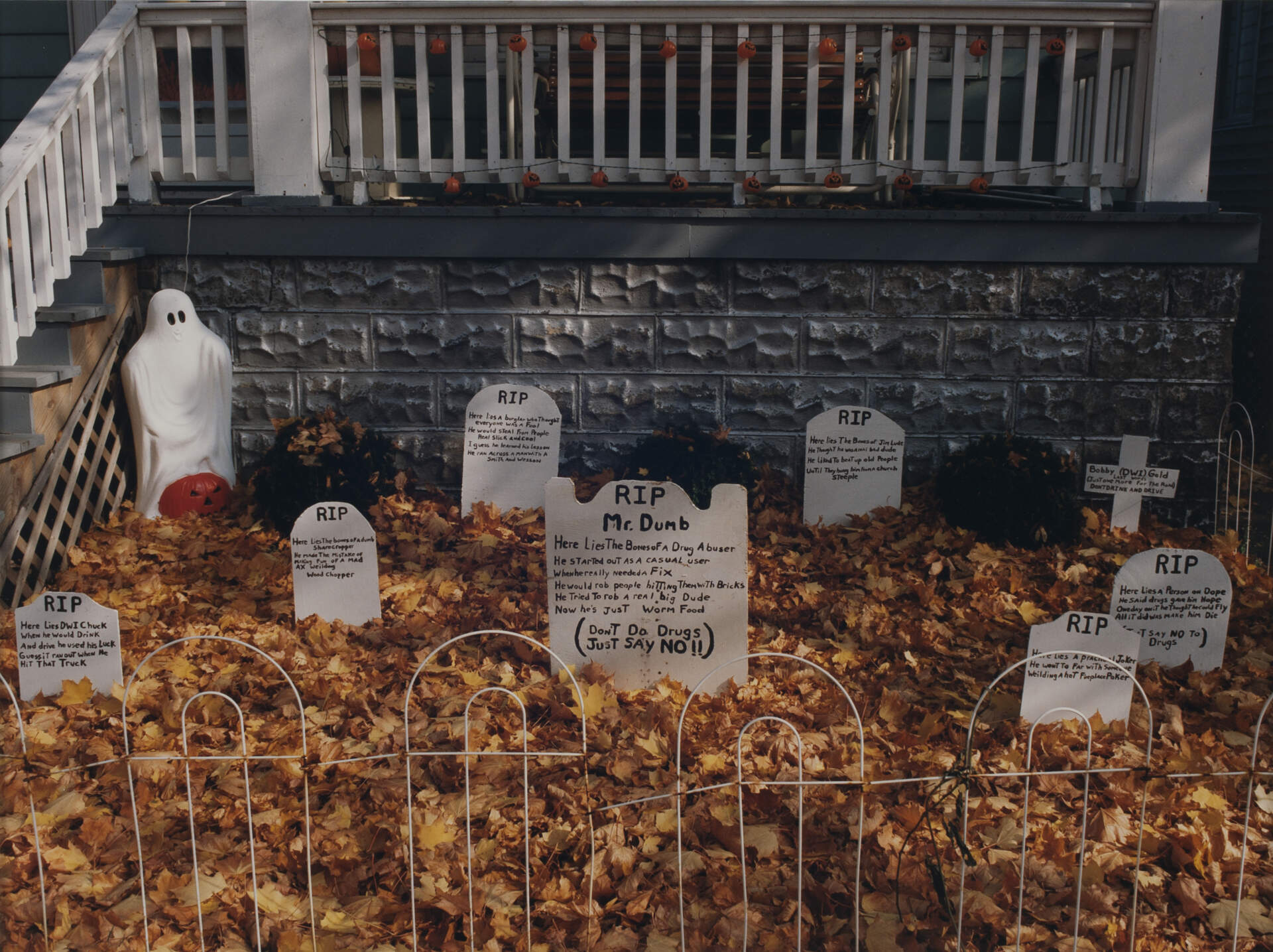 Tombstones, Cable St., Buffalo, NY, 1991