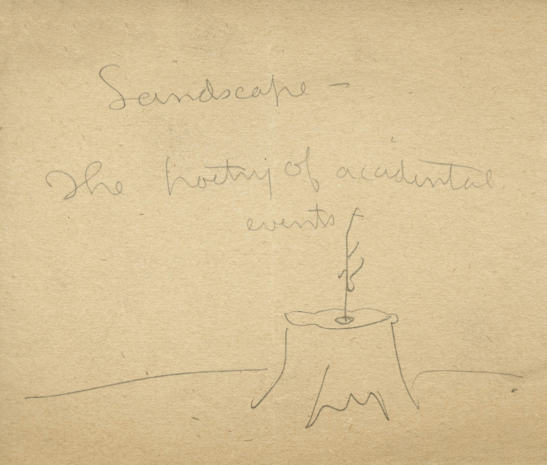 Untitled (Landscape – The poetry of accidental events)