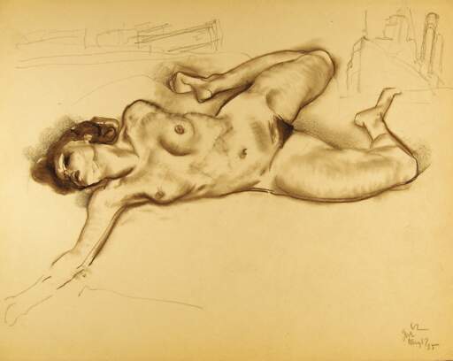 Reclining Female in Landscape