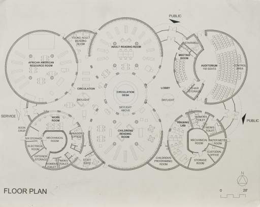 Merriweather Library Floor plan