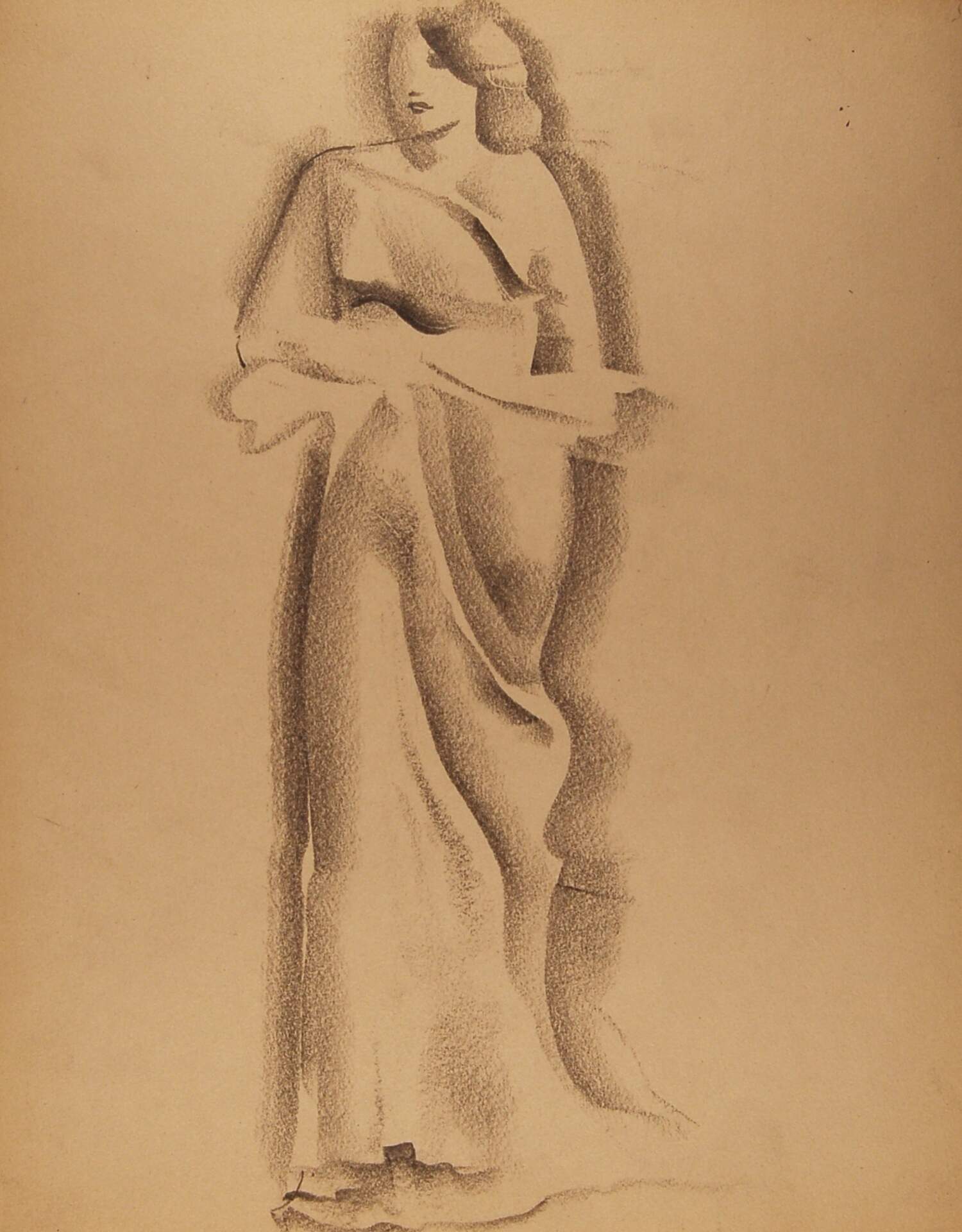Draped Standing Female