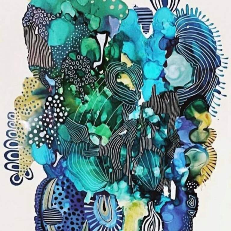 Hidden Creatures: Inuitive Painting