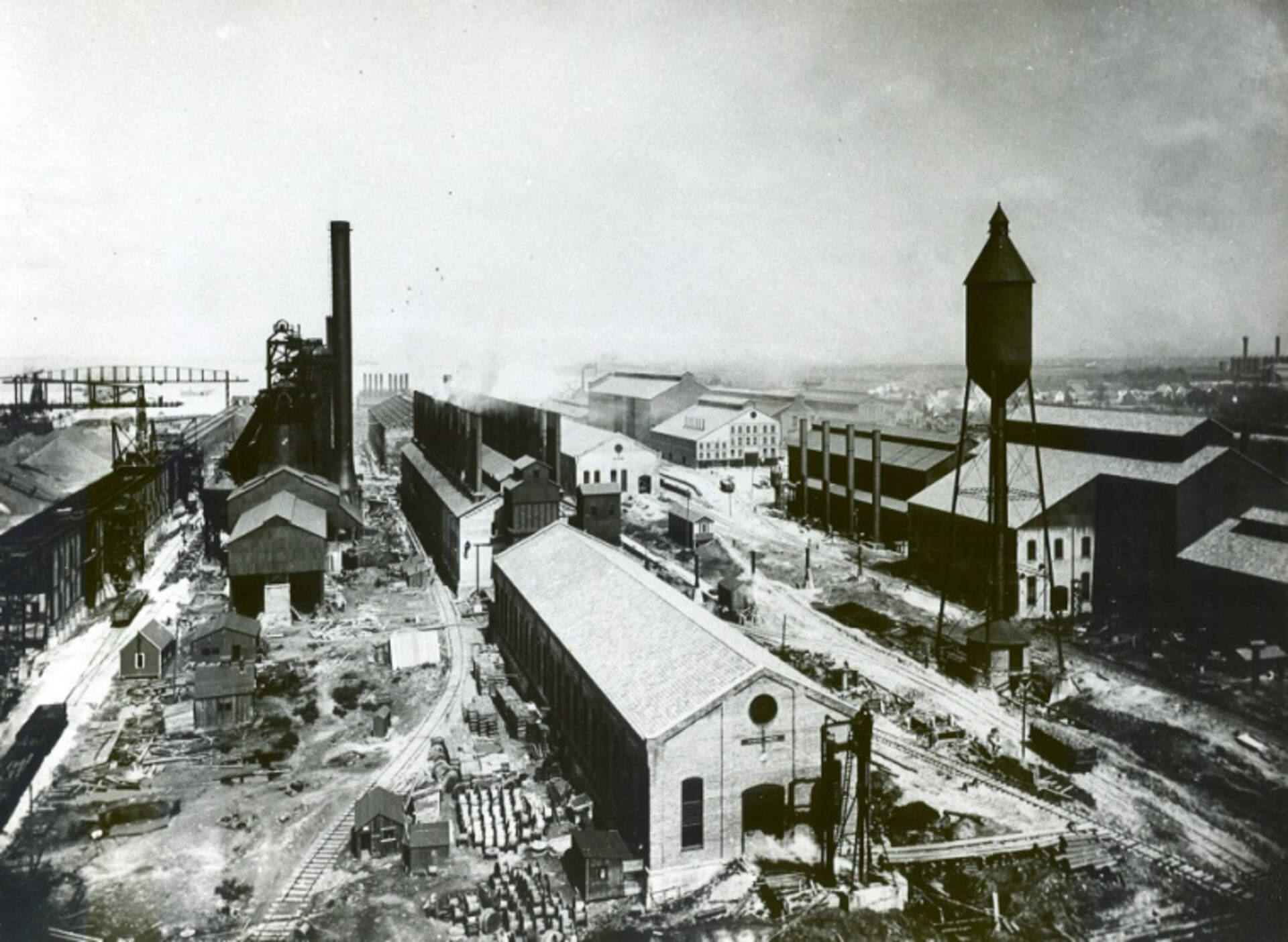 Aerial view of Lackwanna Steel Company