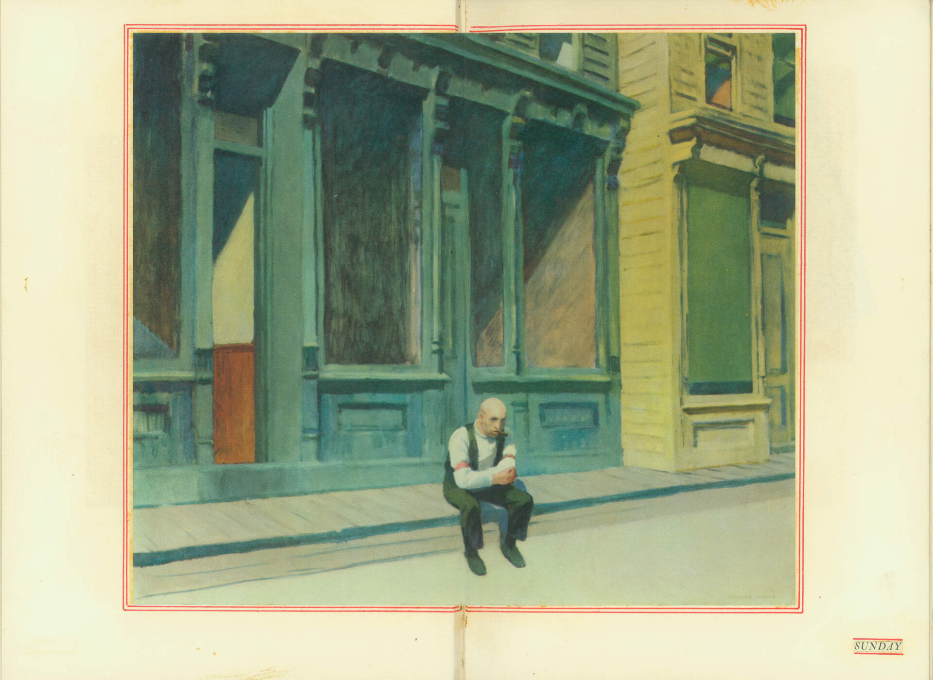Edward Hopper Hand Made Book Design