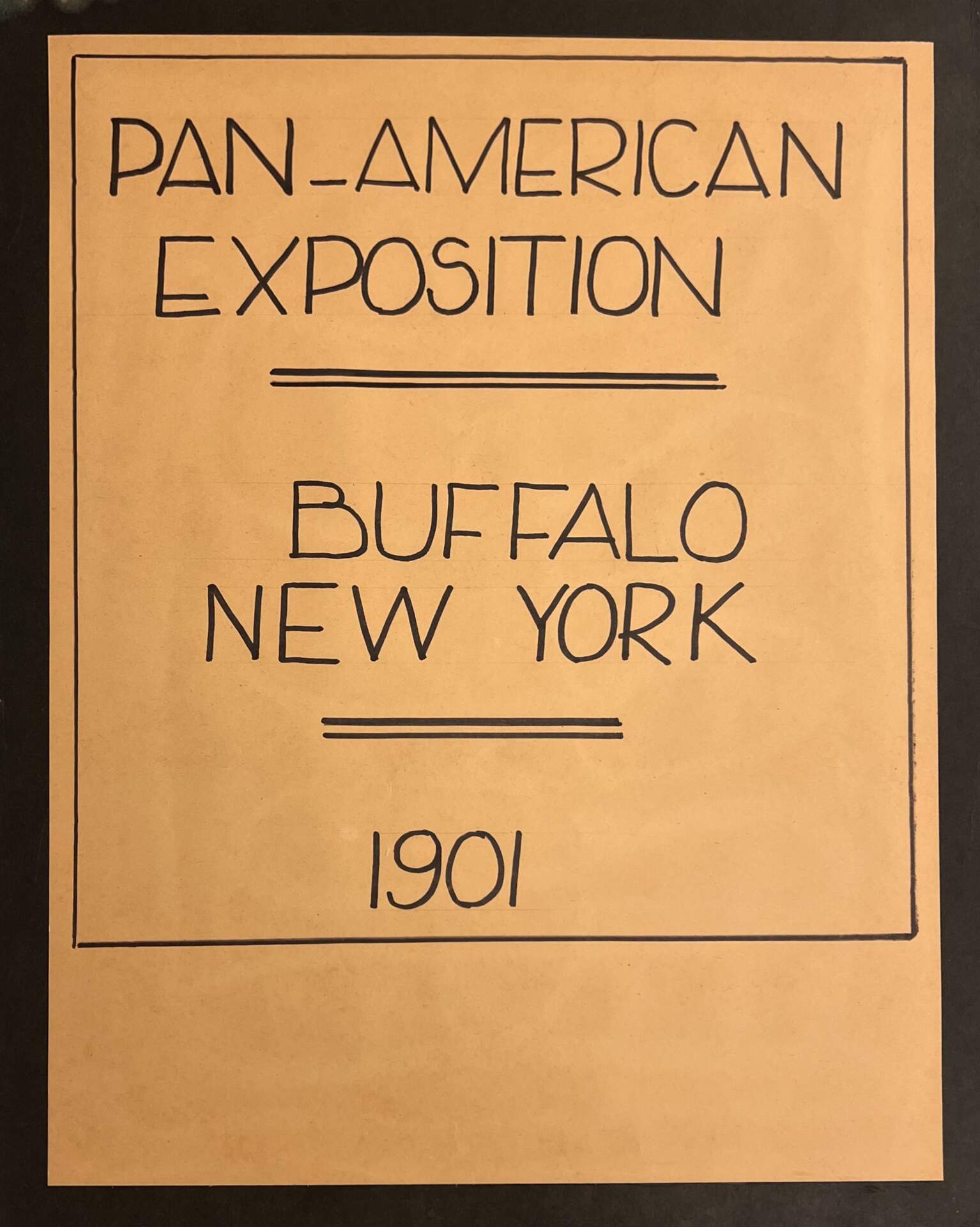 Portfolio of 29 photographs from the Pan-American Exposition: Buffalo, NY - Cover Board