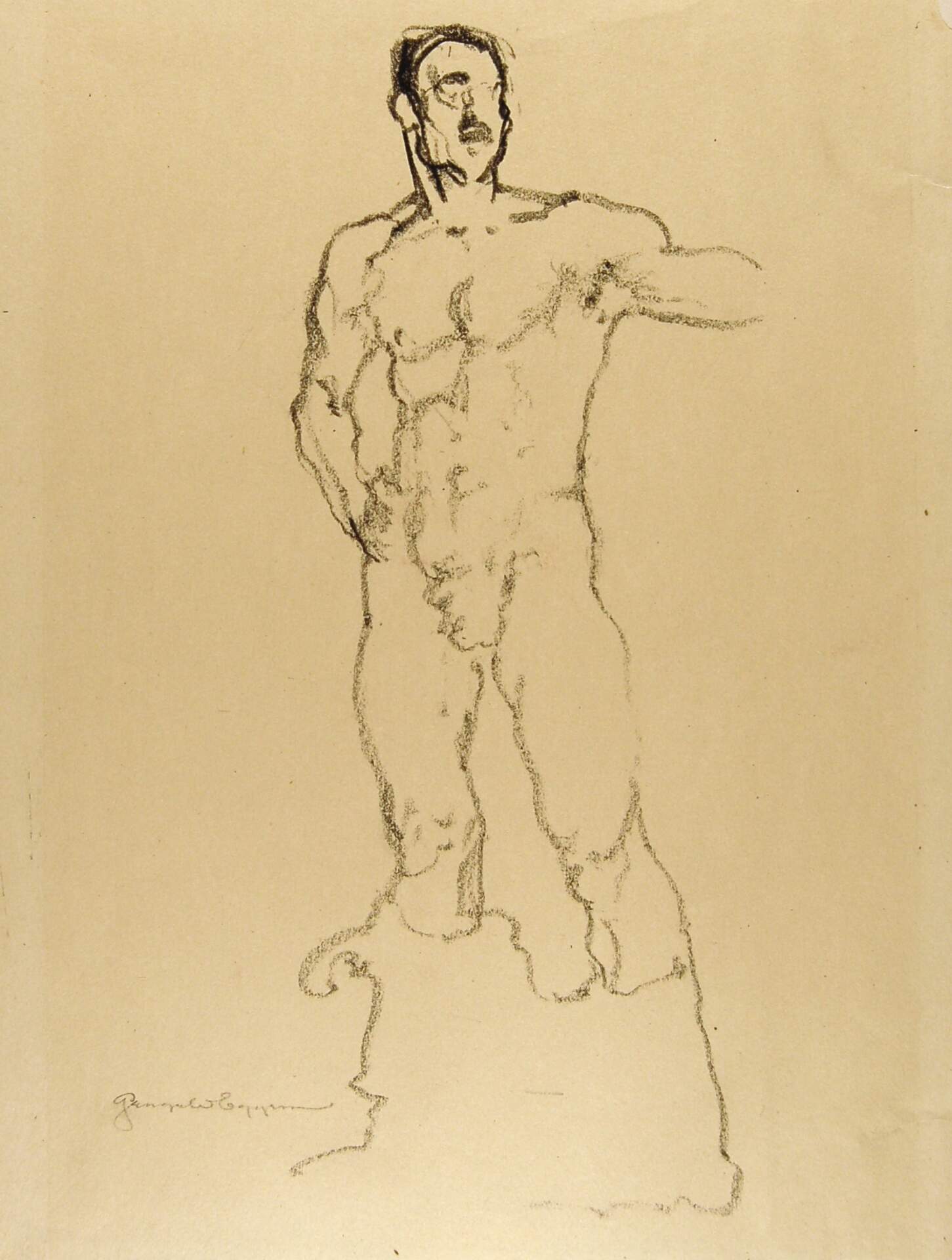 Standing Male Nude