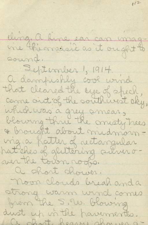 Untitled (Journal Page), Pg 112
