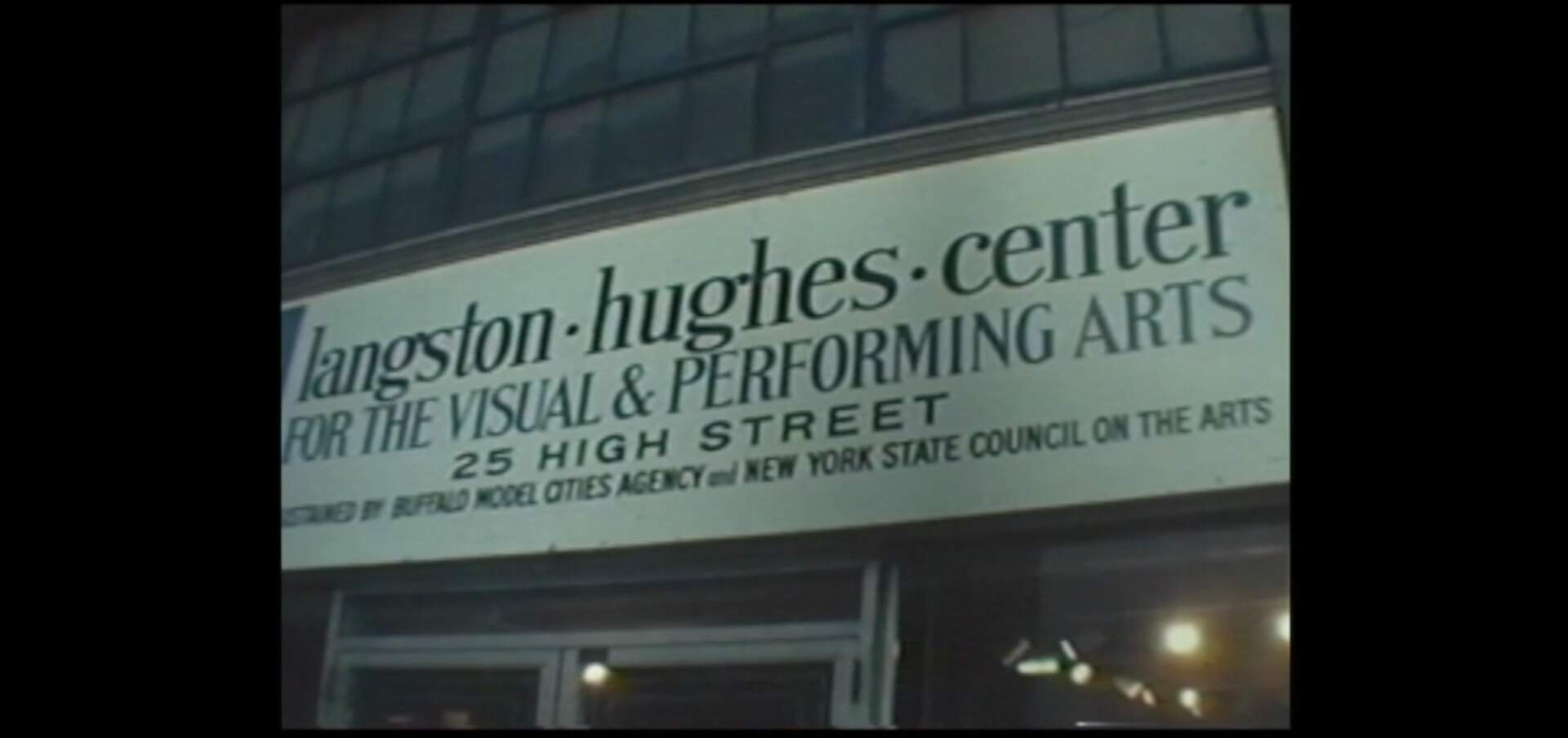 Langston Hughes Center for the Visual and Performing Arts B-Roll Footage (still)