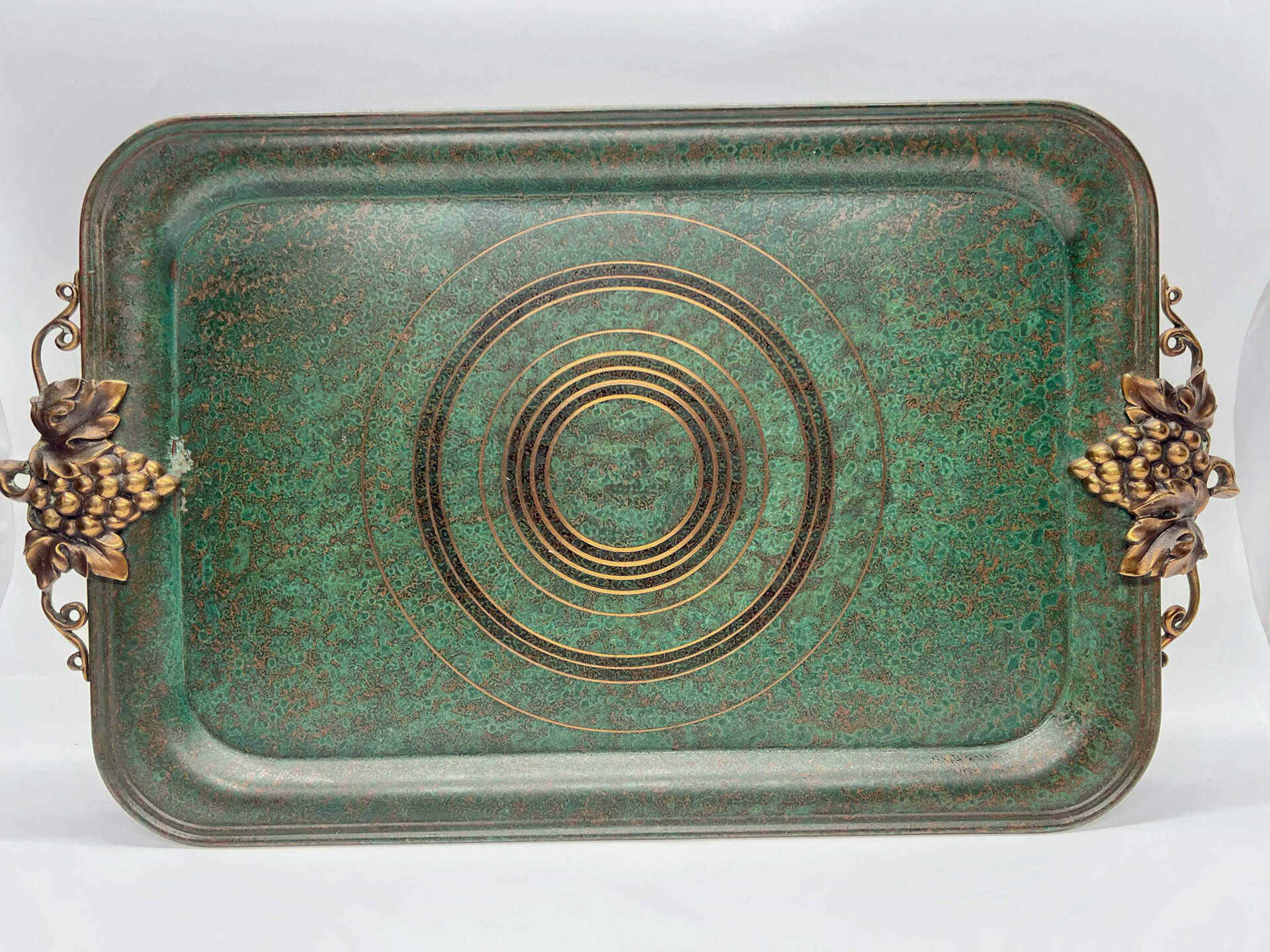 Grape Pattern Rectangle Tray