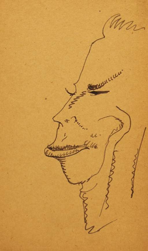Caricature of Male Head