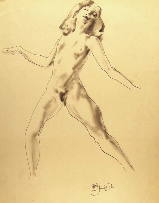 Dancing female Nude