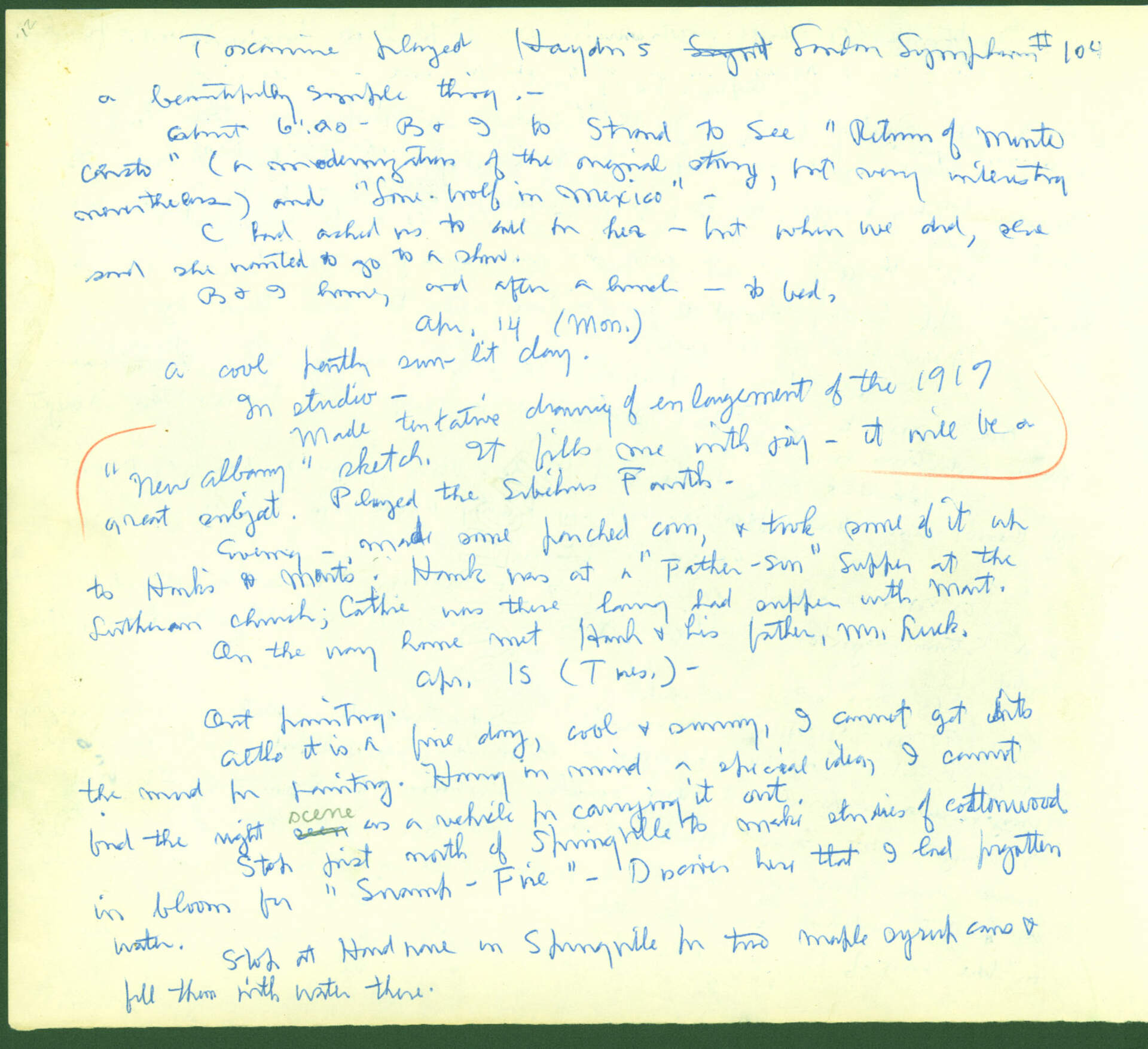 Untitled (Journal Page), Pg 12