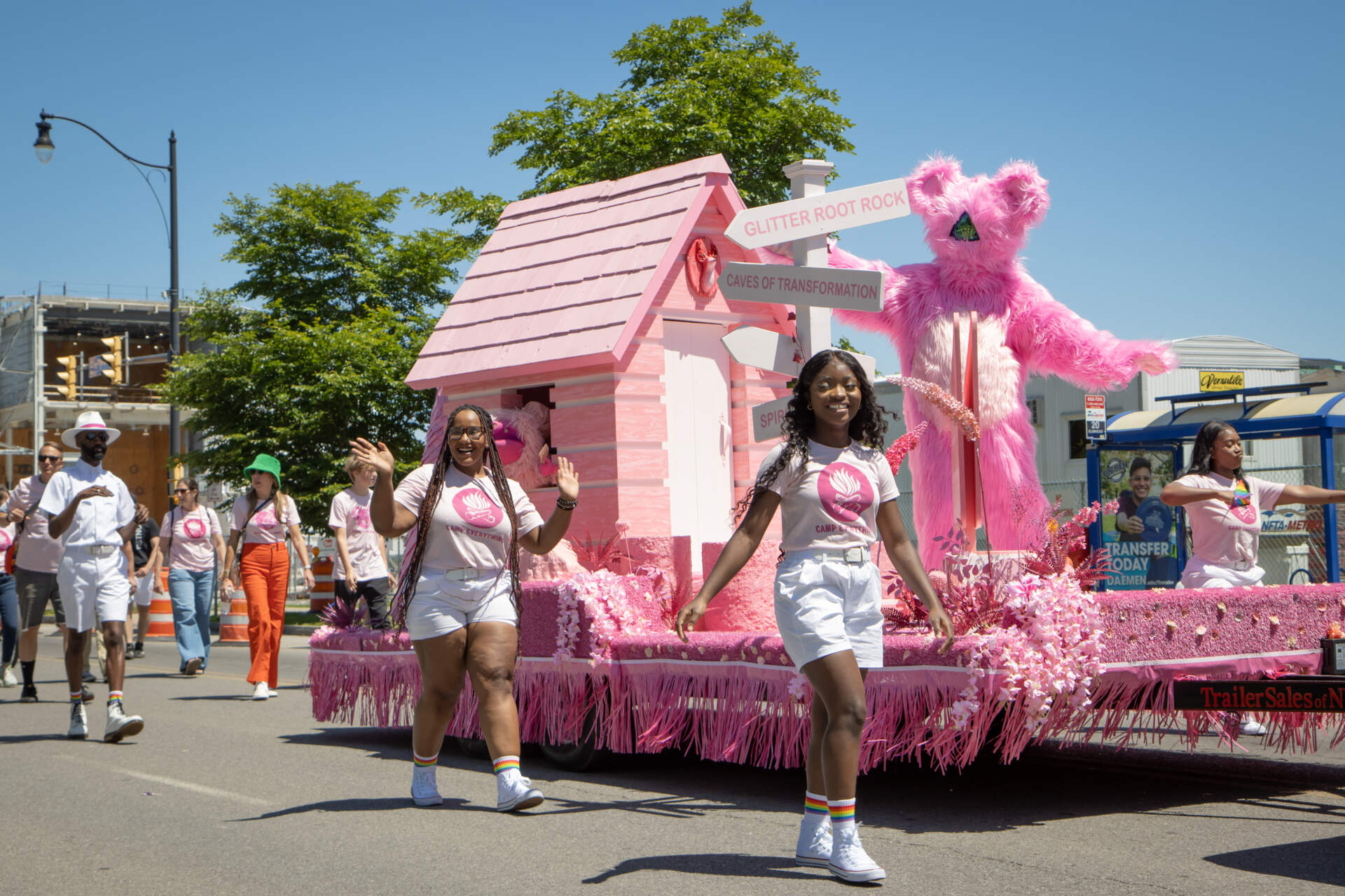 Camp Everything at the Dyngus Day Parade