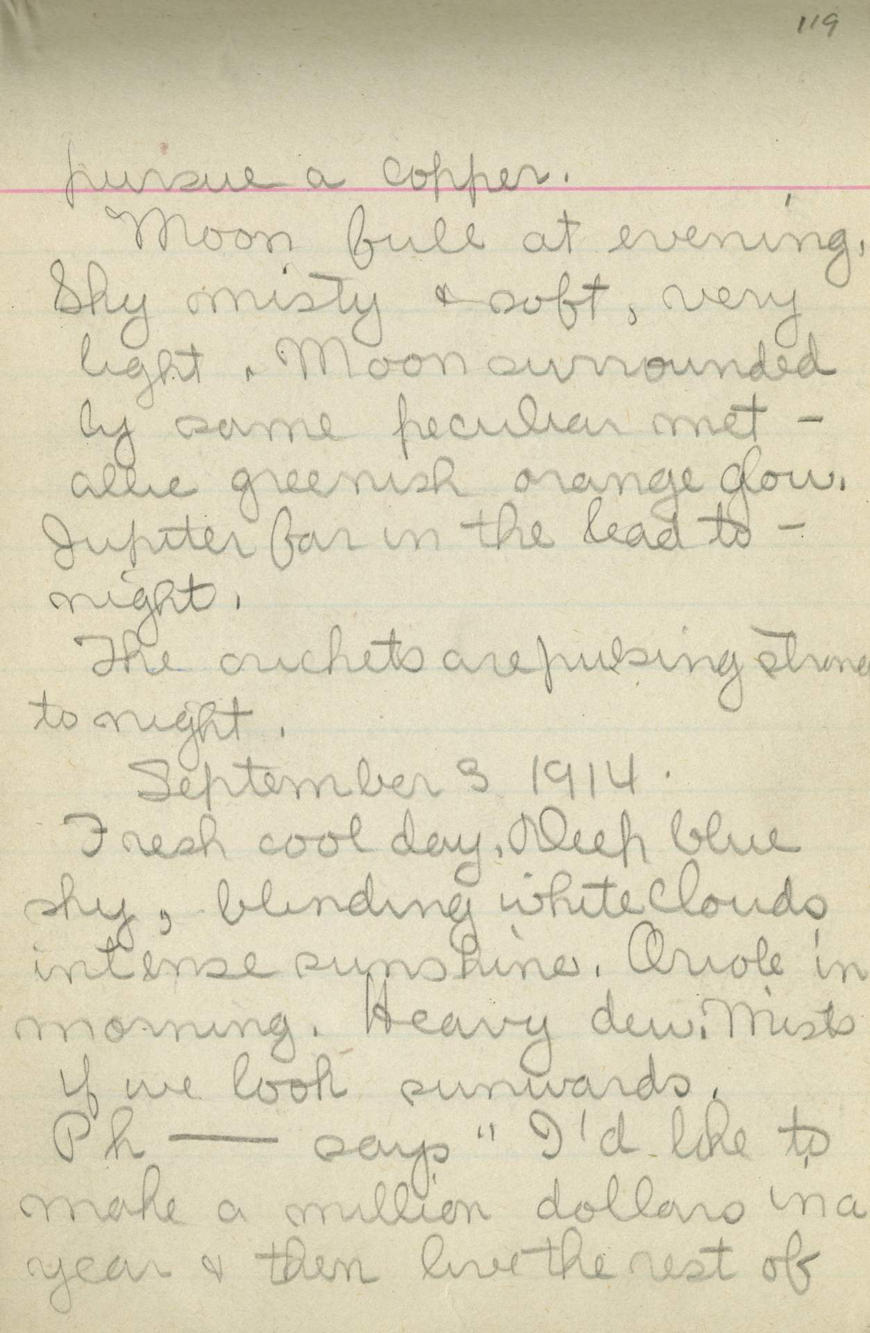 Untitled (Journal Page), Pg 119