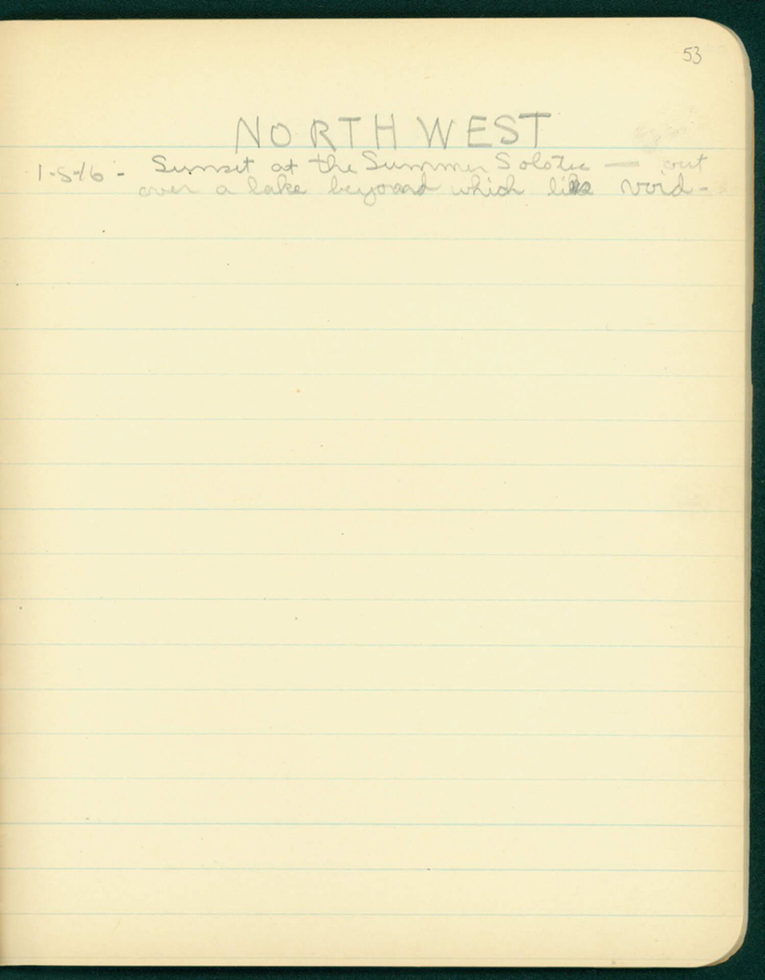 Untitled (Northwest)