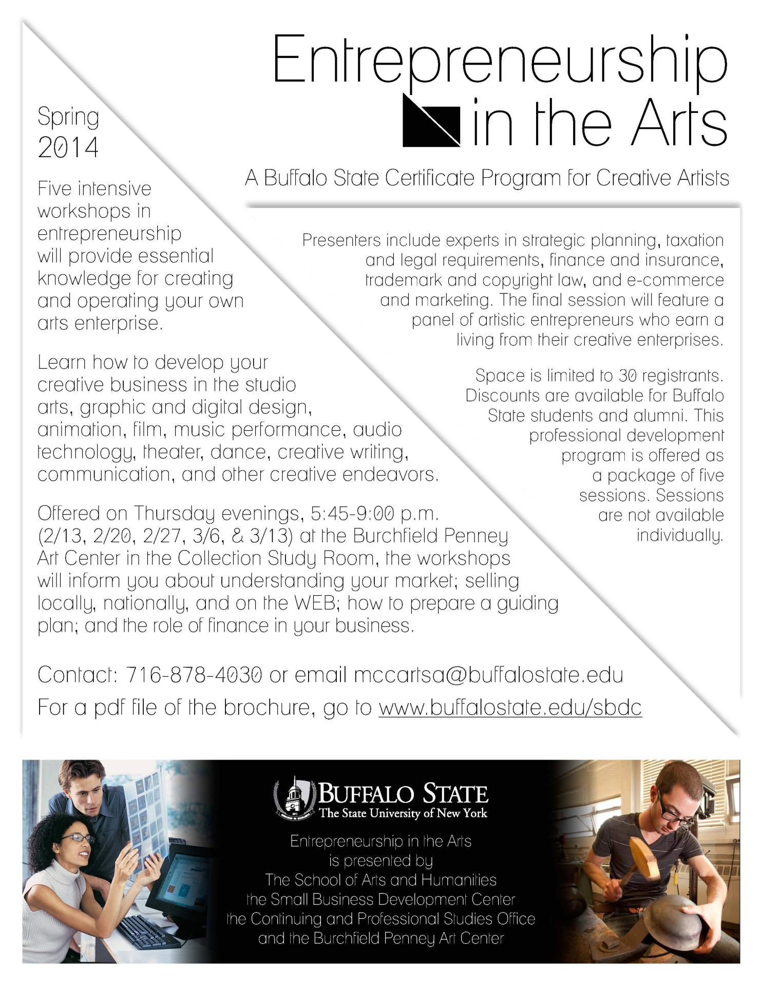 Entrepreneurship in the Arts: A Buffalo State Certificate Program for Creative Artists Entrepreneurship