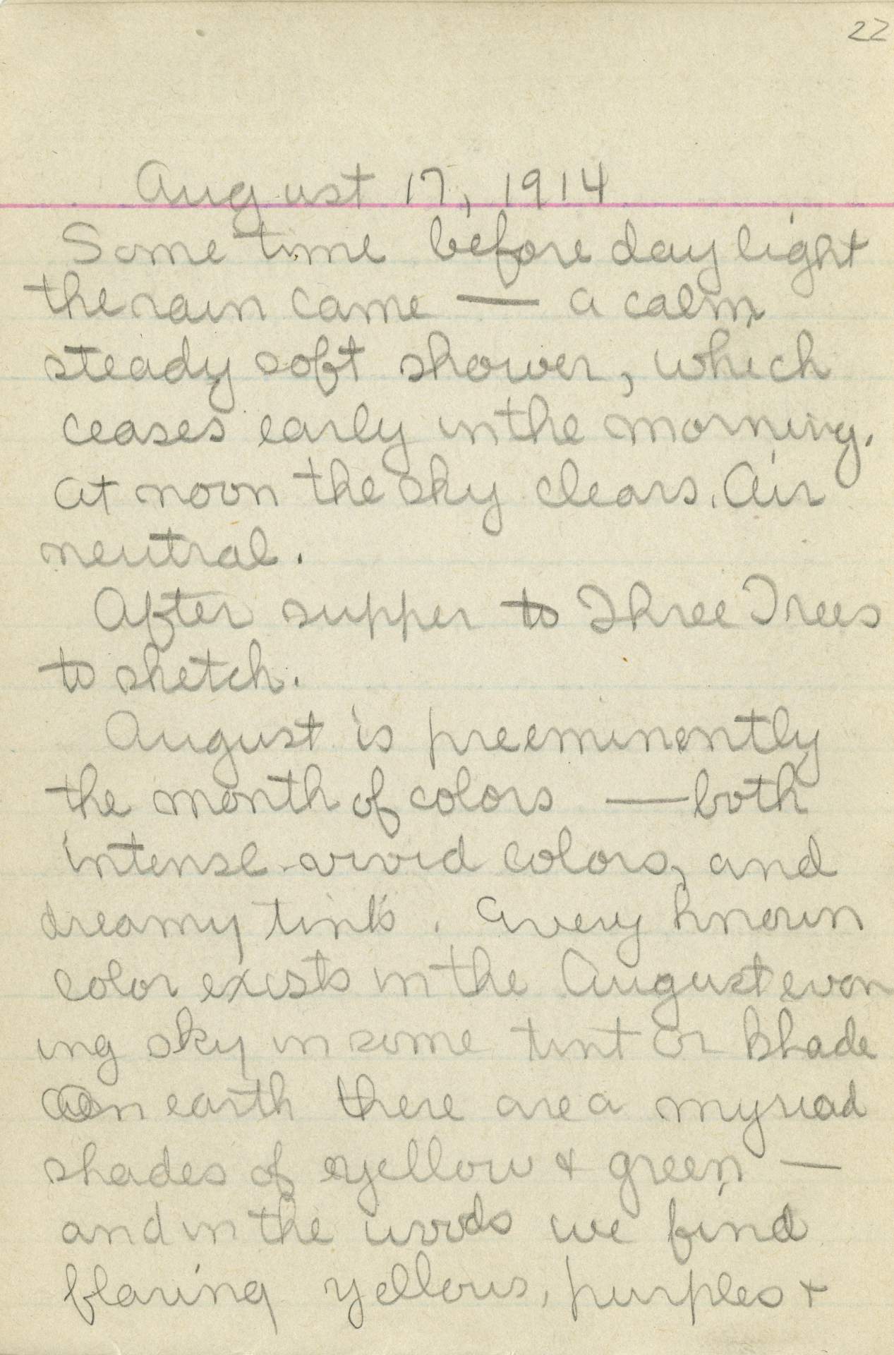 Untitled (Journal Page), Pg 22