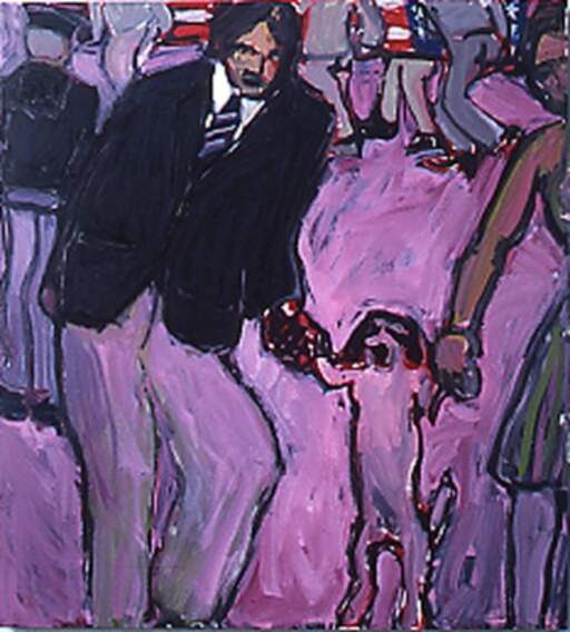 Chaim Soutine Walking the Dog