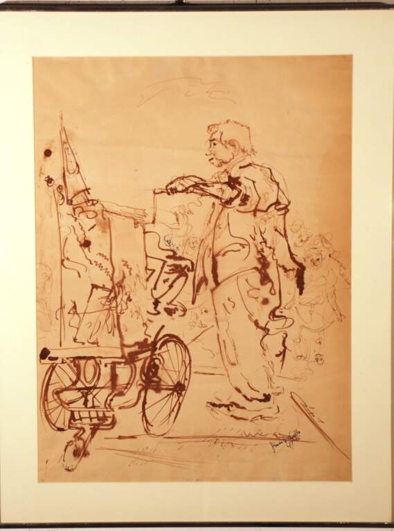 Little Italy: An Organ Grinder and Two Artists