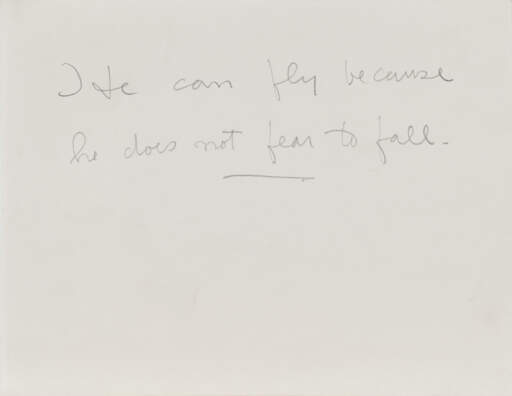 Untitled (He can fly)
