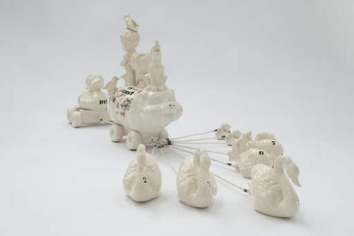 Untitled (Piggy bank parade)