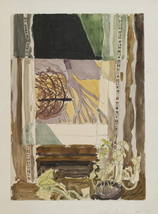 Untitled (Window with Plants)