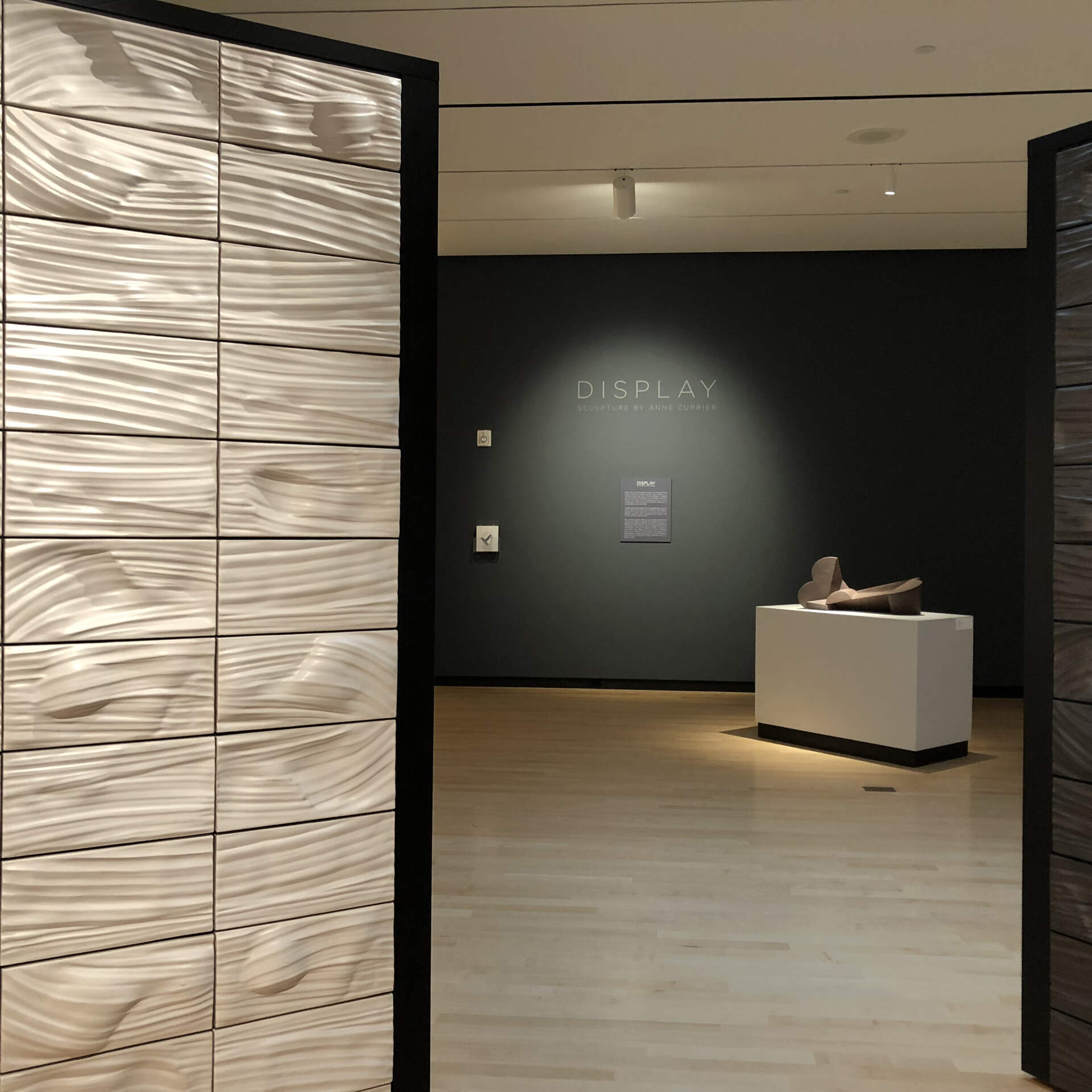 <em> Display: Sculpture by Anne Currier </em> exhibition installation image