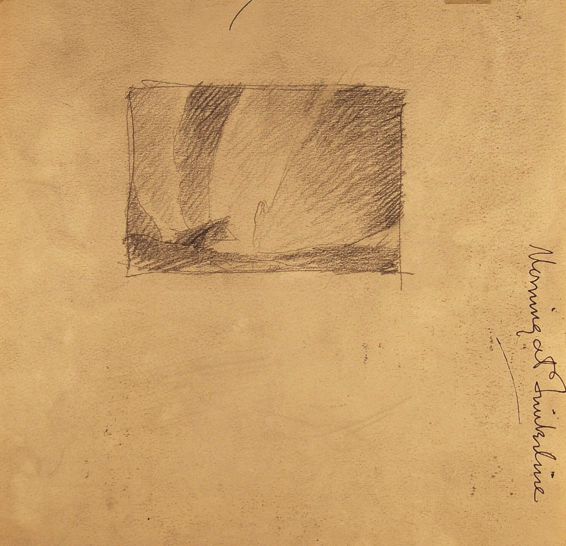 Sketch for "Morning at Timberline"