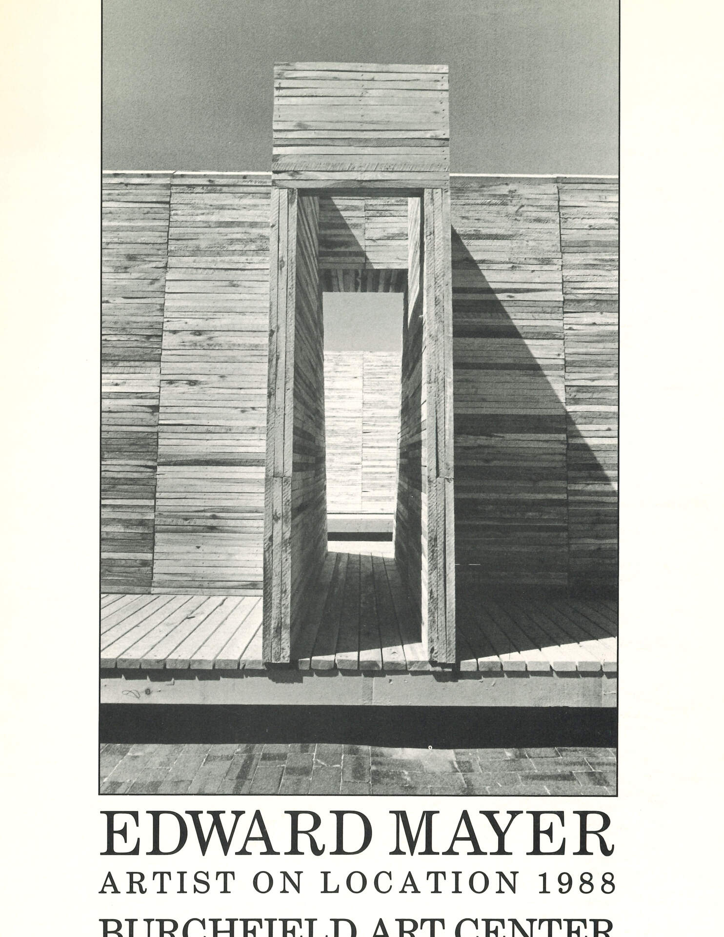 Edward Mayer: Artist-On-Location 1988