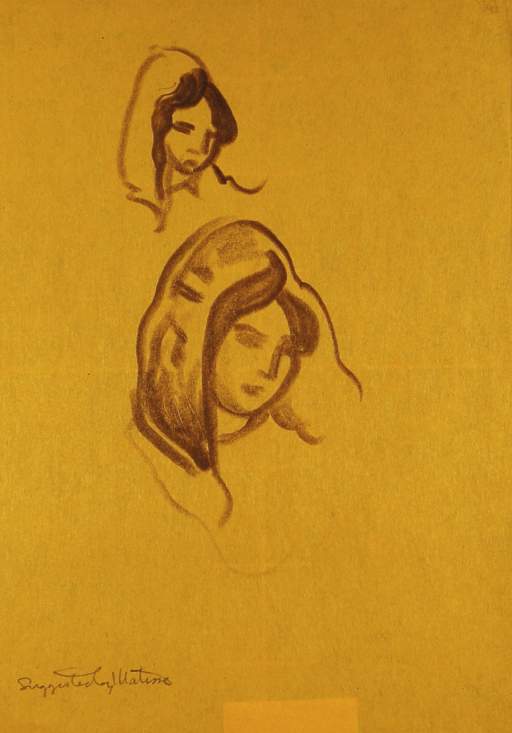 Two Heads with Veils, Suggested by Matisse