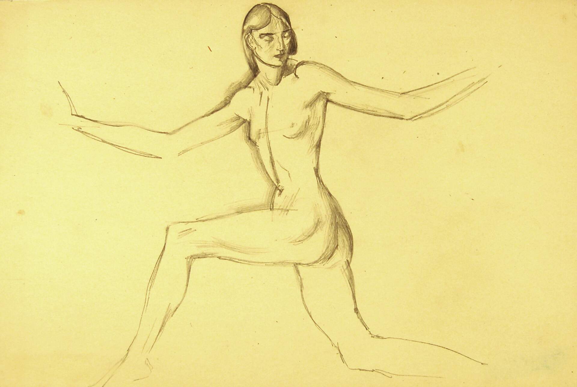 Female Figure on Runnng