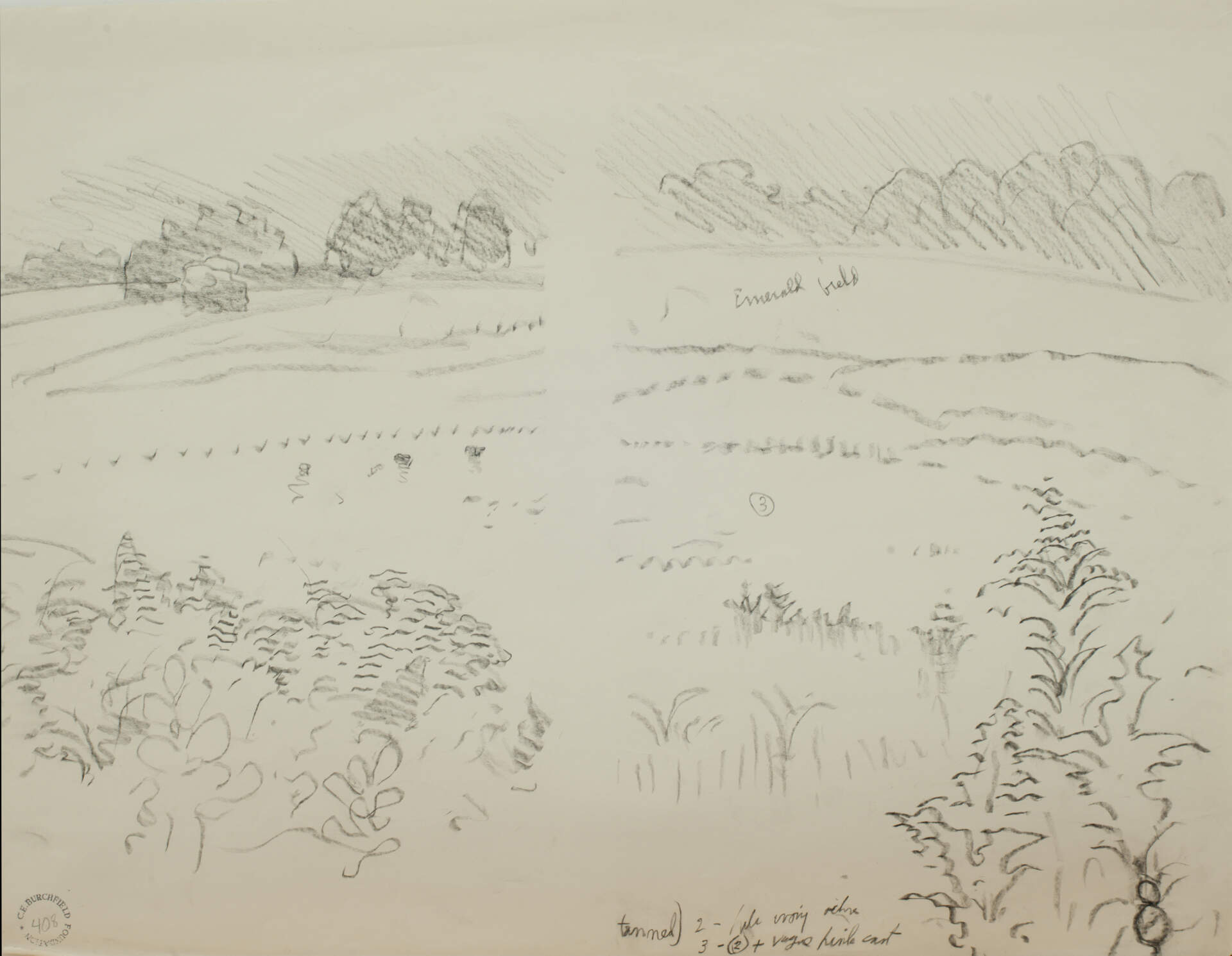 Meadow Sketch, Emerald Field