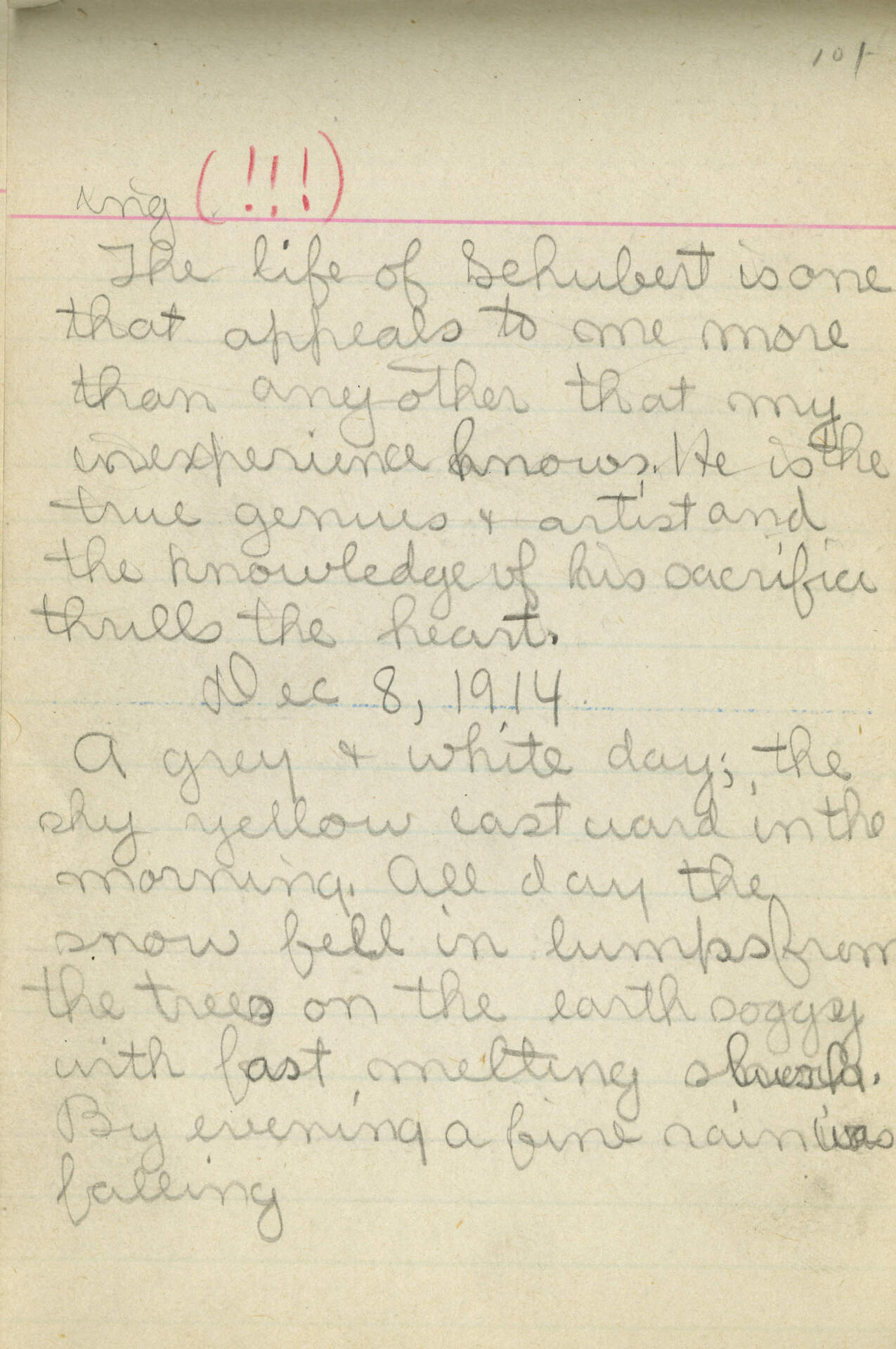 Untitled (Journal Page 101)