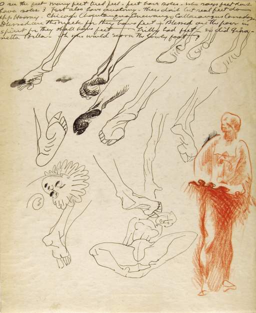 Sketches of Legs and Figures