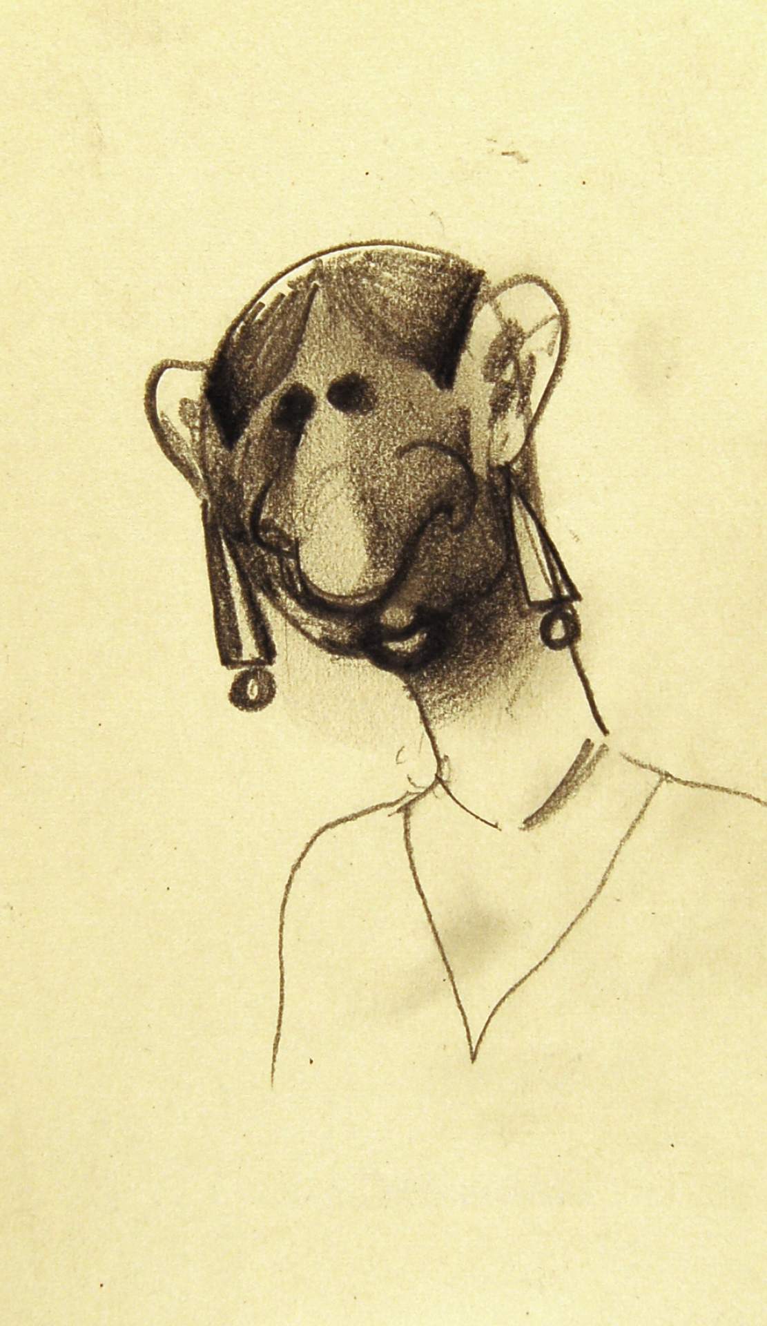Sketch of Stylized Head
