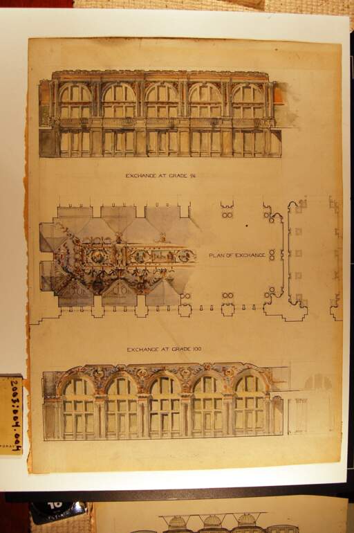 EXCHANGE AT GRADE 96, PLAN OF EXCHANGE, and EXCHANGE AT GRADE 100